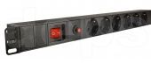 Блок сетевых розеток PDU19-6E-LSP