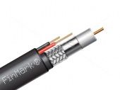Абонентский коаксиальный кабель FinMark F690BV-2x0.75 POWER PVC с дополнительными токоведущими проводниками