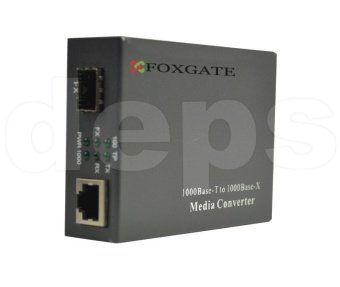 1000Base-TX SFP медиаконвертор с внешним БП