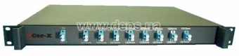 CWDM-Mux-Demux-8-LC, Мультиплексор/Демультиплексор 8 каналов по двум волокнам