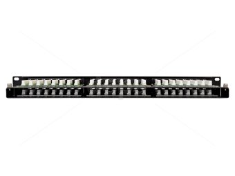 Патч-панель сетевая RJ-45, 19”,  1U, 48 портов,  Cat.5e, UTP