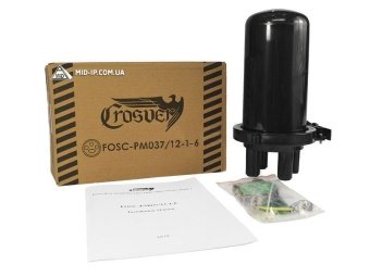 Муфта оптическая с термоуплотнением Crosver FOSC-P