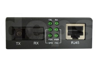 10/100Base-TX одноволоконные WDM 1310/1550 медиаконверторы