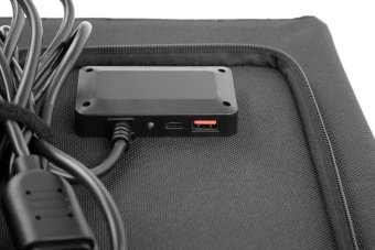 Портативна сонячна панель 2E, 100 Вт зарядний пристрій, DC, USB-С PD45W, USB-A 24W