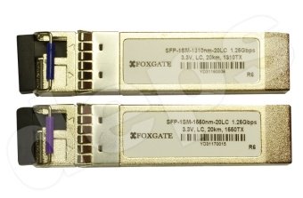 Одноволоконные SFP 1Gbps WDM модули FoxGate