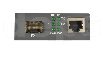 1000Base-TX SFP медиаконвертор с внешним БП
