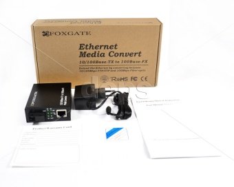 Медиаконвертеры FoxGate EC-B-0,1-1SM-1310/1550nm-20