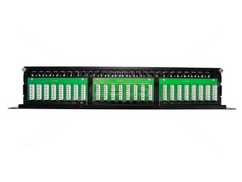 Патч-панель сетевая RJ-45, 19”,  1U, 48 портов,  Cat.5e, UTP