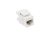 Модуль RJ-45 Cat. 5E  90°, UTP со шторкой, белый