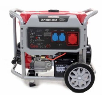 Генератор бензиновий GeoTech GGP 9500-3 ESA 7.5 KW (1-3 фазний)