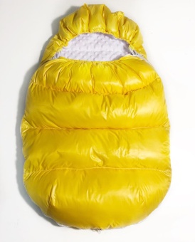 Зимний пуховой конверт Гнездышко в коляску RoyalBaby premium yellow (MNA31EC121288)