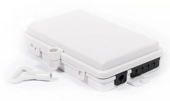 Бокс оптичний FOB-R(02-04) IP54, зовнішній, 1 кабельний ввод, 4 вивода