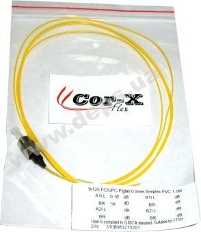 FC пигтейлы с уменьшенными потерями на изгибах Cor-X Flex