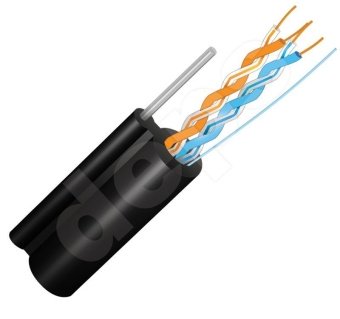 Ethernet кабель FinMark UTP 2P 24AWG наружный самонесущий 500 м