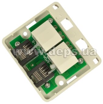 Розетка RJ-45 внешняя двухпортовая Cor-X UC-2208B
