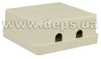 Розетка RJ-45 внешняя двухпортовая Cor-X UC-2208B