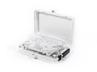 Бокс оптичний FOB-R(02-04) IP54, зовнішній, 1 кабельний ввод, 4 вивода