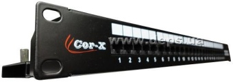 Патч панель Cor-X 19" 1U 25 портов RJ45 ISDN (телефонная)