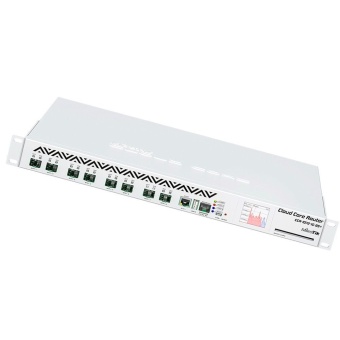 Маршрутизатор управляемый Mikrotik Описание Cloud Core Router CCR1072-1G-8S+ (MNA31EC141104)